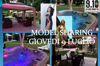 Model sharing alla terrazza 9.10