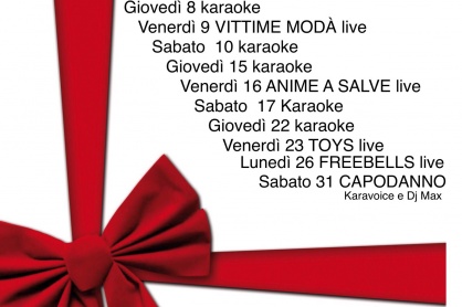 Il programma di dicembre al Gallielo di Fontanelle